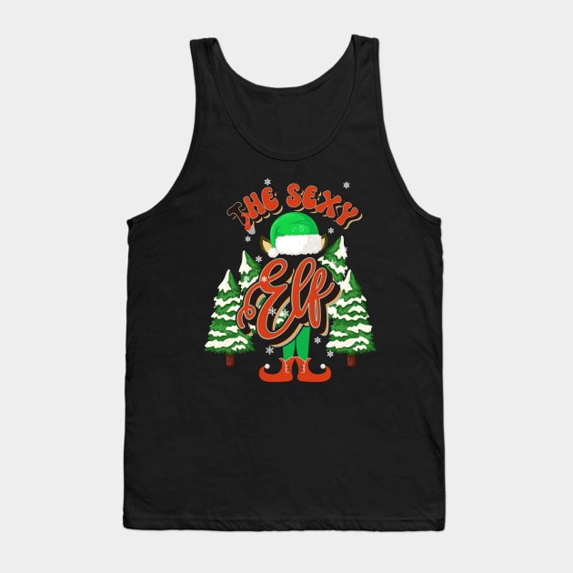 THE SEXY ELF CHRISTMAS Tank Top by HomeCoquette